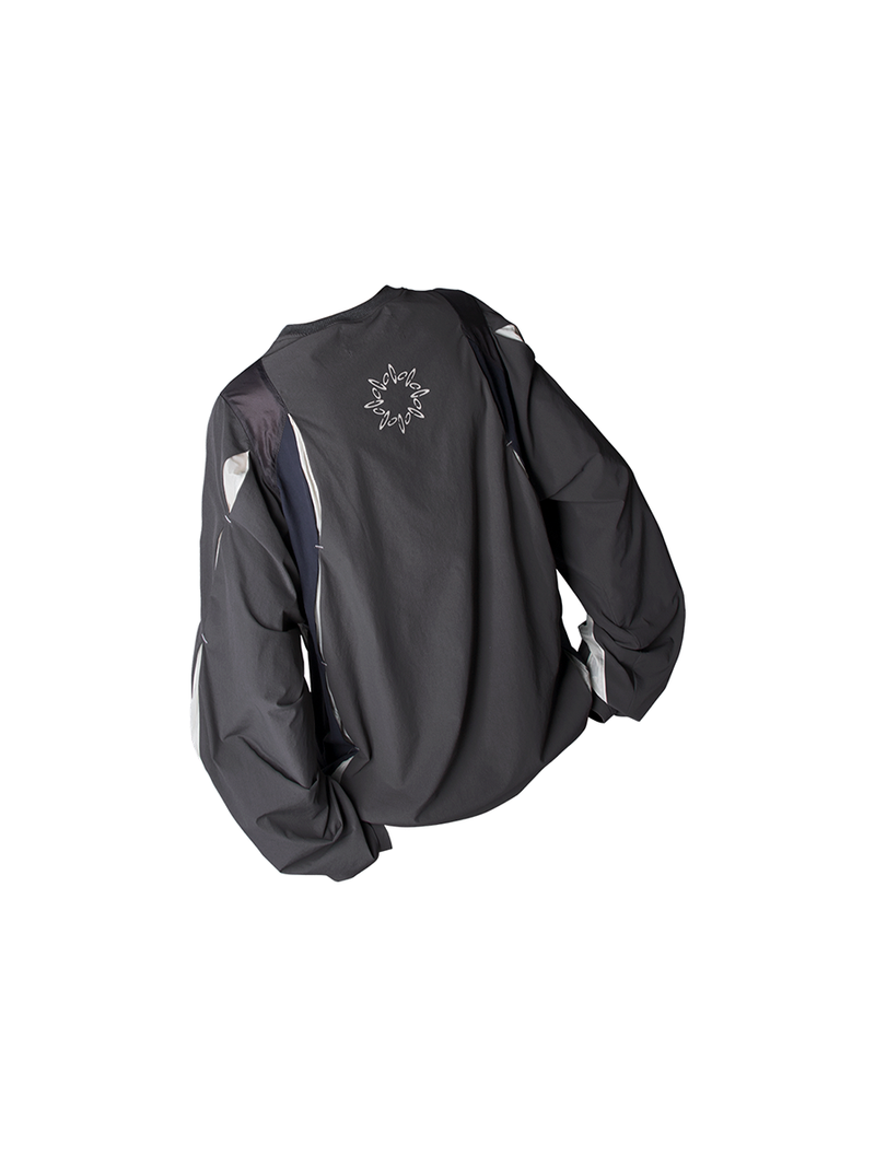RELABEL（リレーベル）の「2508オータム_リラベルスペシャルリレーション (Gap)マルチコントラストカラーパッチワークTシャツ（トップス）」