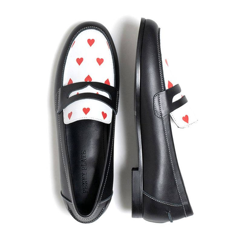 PENNYPLATE（ペニープレート）の「[MADE] WOMEN PENNY PLATE LOAFER TRUMP HEART-001（Shoes）」