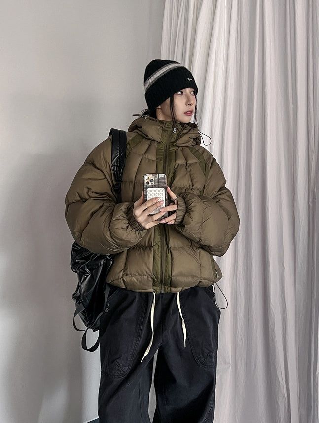 Noah Drop Square Hooded Padding