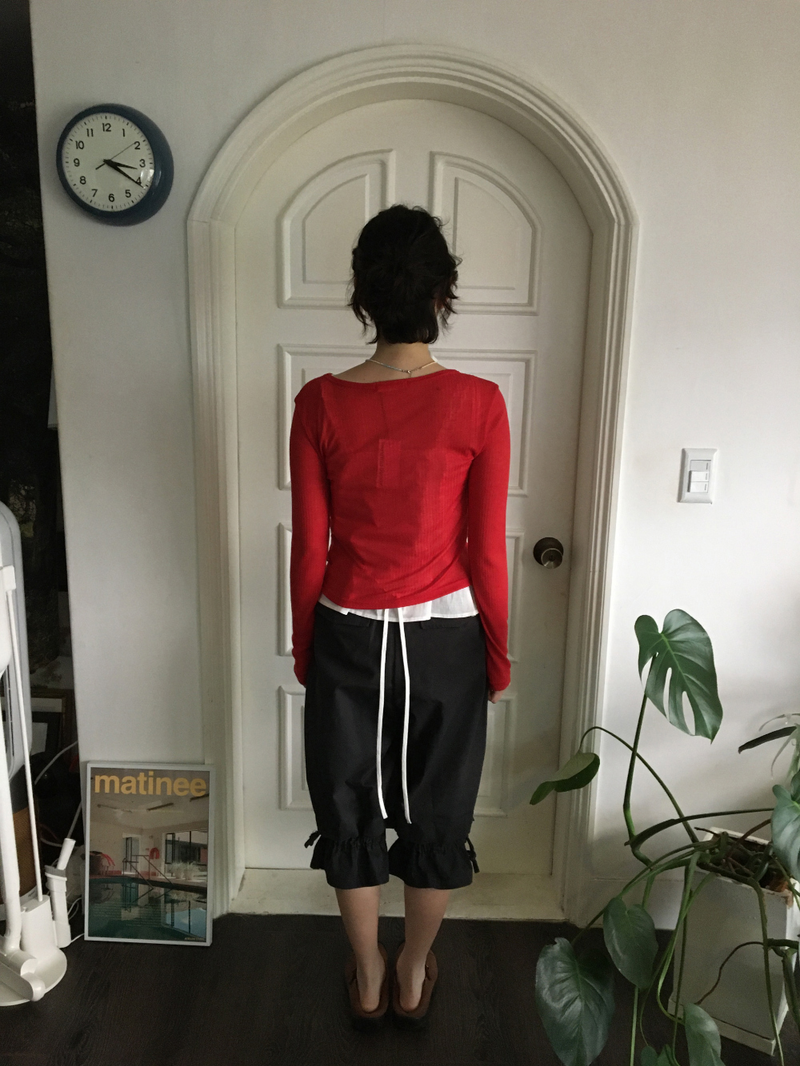 Neige frill harem pants (2color)