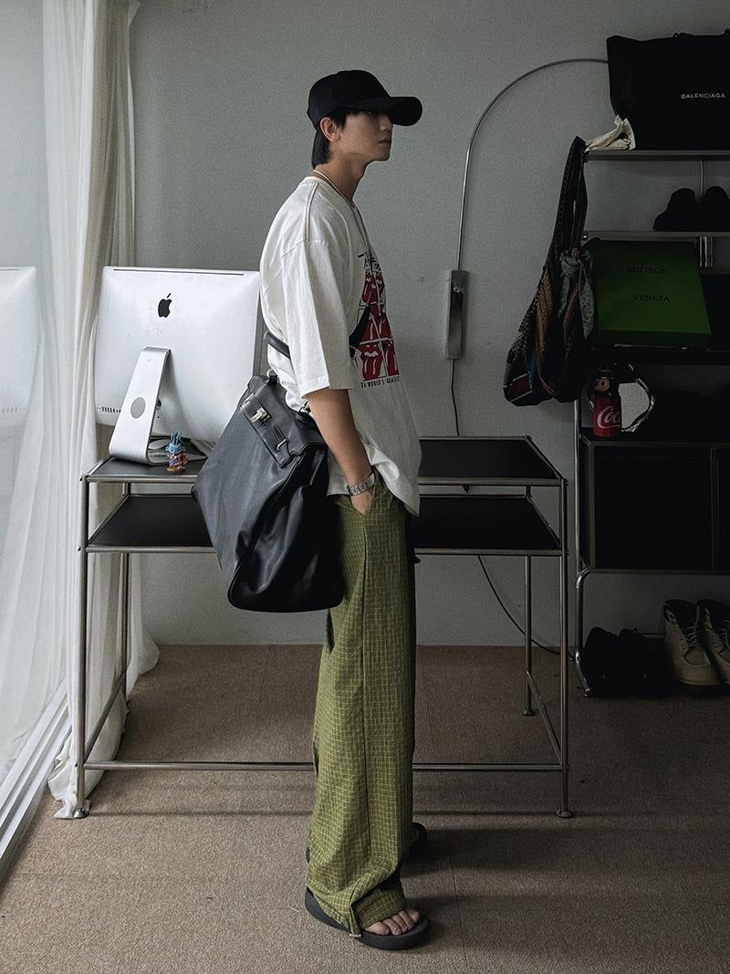 Garments Pajama Tartan Check Pants (2color)