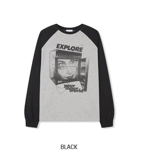 Vision Color Matching Raglan Long Sleeve