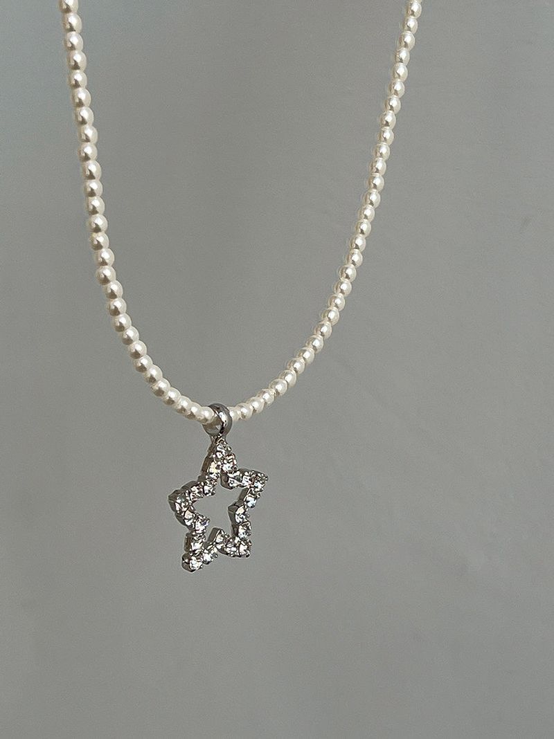 pearl star necklace