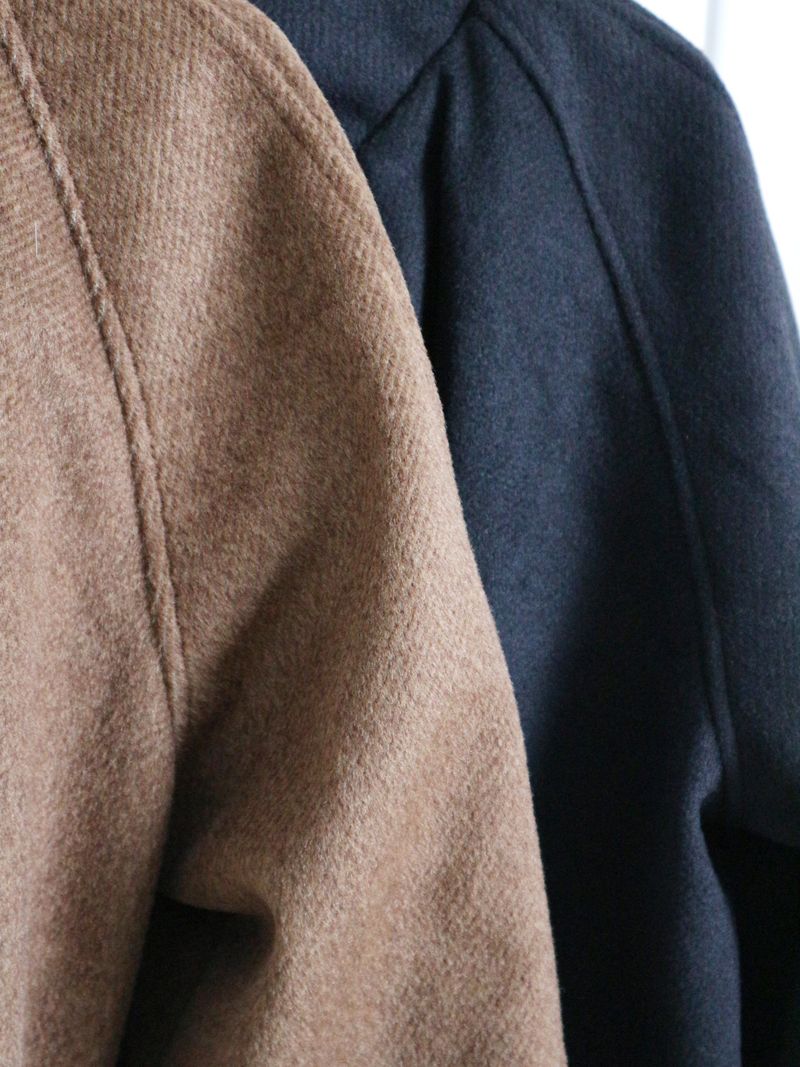 Belted Balmacan Single Alpaca Half Coat (Wool Coat/Winter Coat)