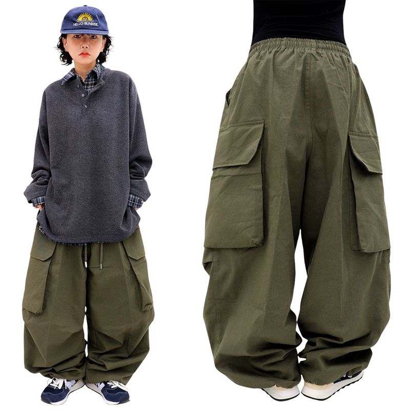 Big Pocket Cotton Balloon Pants