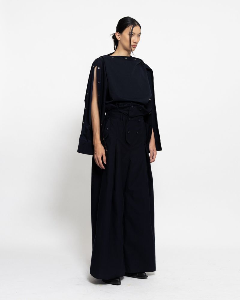 TRENCH TROUSERS - NAVY