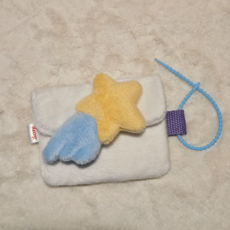 [MADE] fluffy baby star pouch