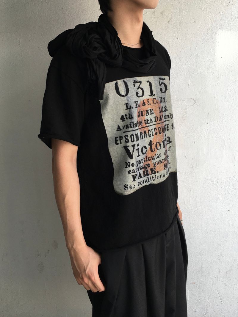 Victoria slub short sleeve T-Shirt 3C