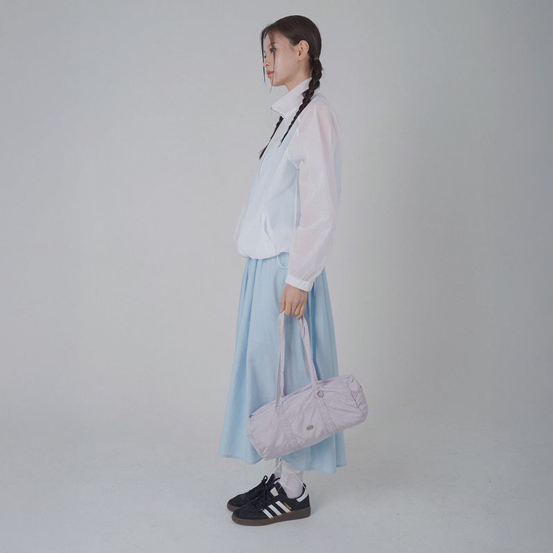 FABRIC DUFFEL BAG(LIGHT VIOLET)
