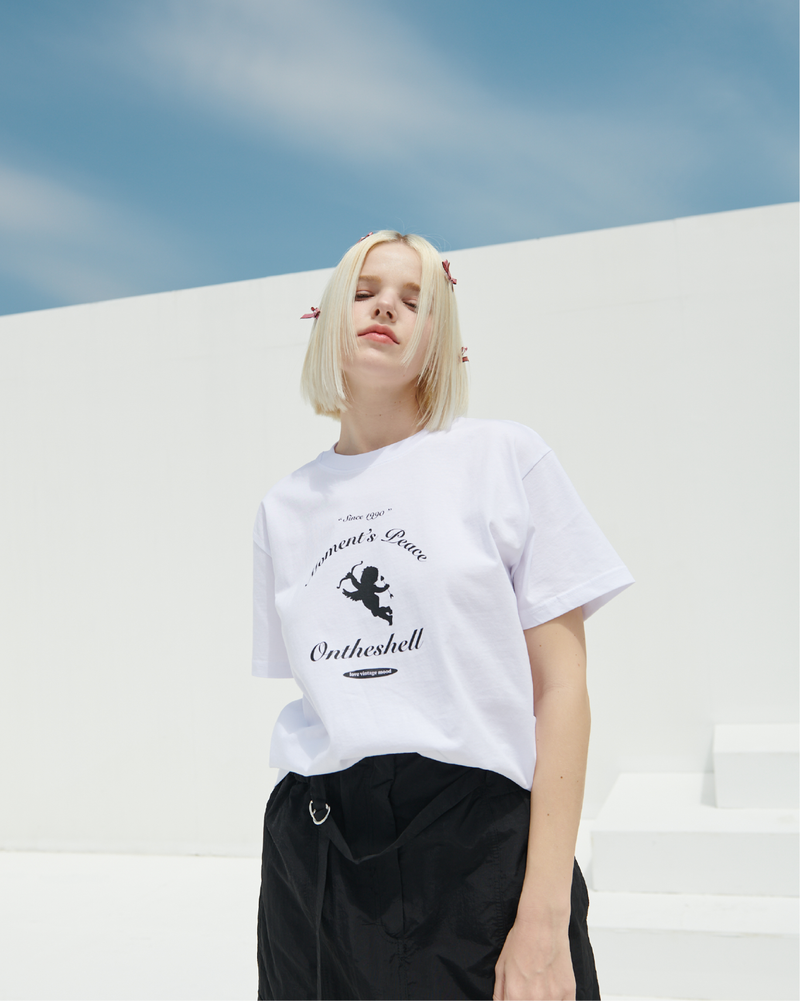 ONTHESHELL（オンザシェル）の「1990モーメンツピースTシャツ（トップス）」