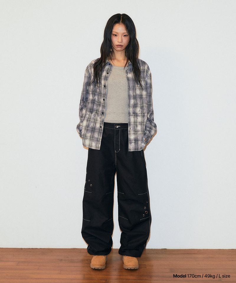 OVERDYED CHECK SHIRT