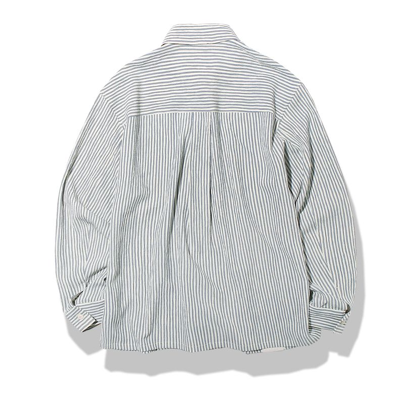 Crinkle Stripe Shirt