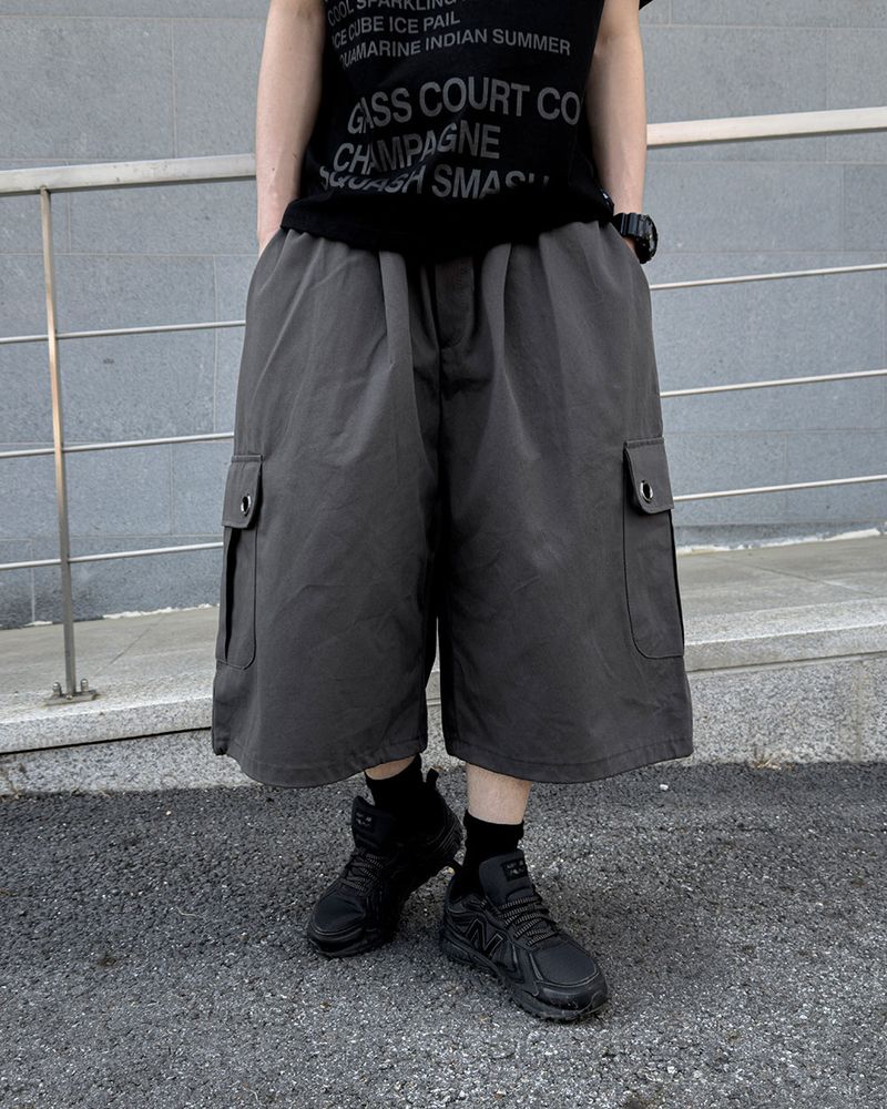 Aver Eyelet Cargo Bermuda Pants