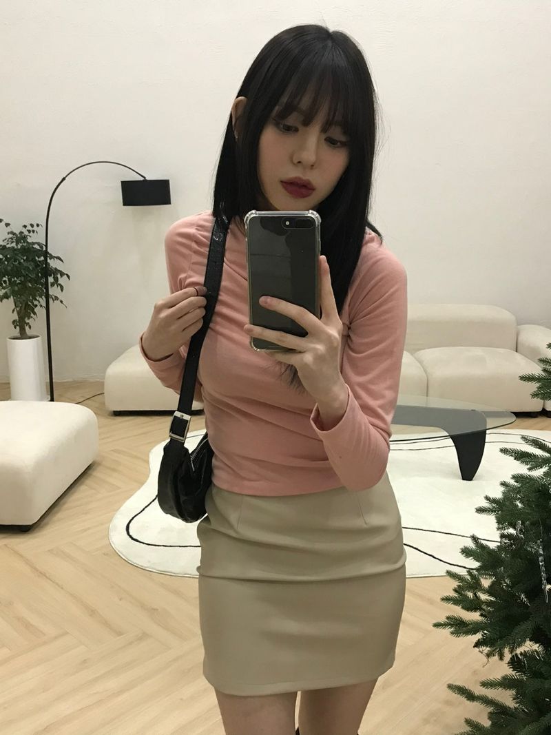 Ashley leather skirt