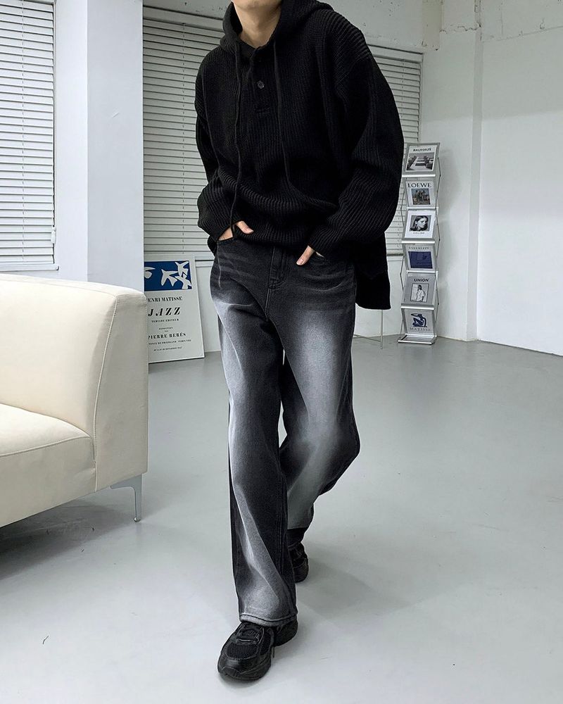 TR2428 Highlight Black Jeans