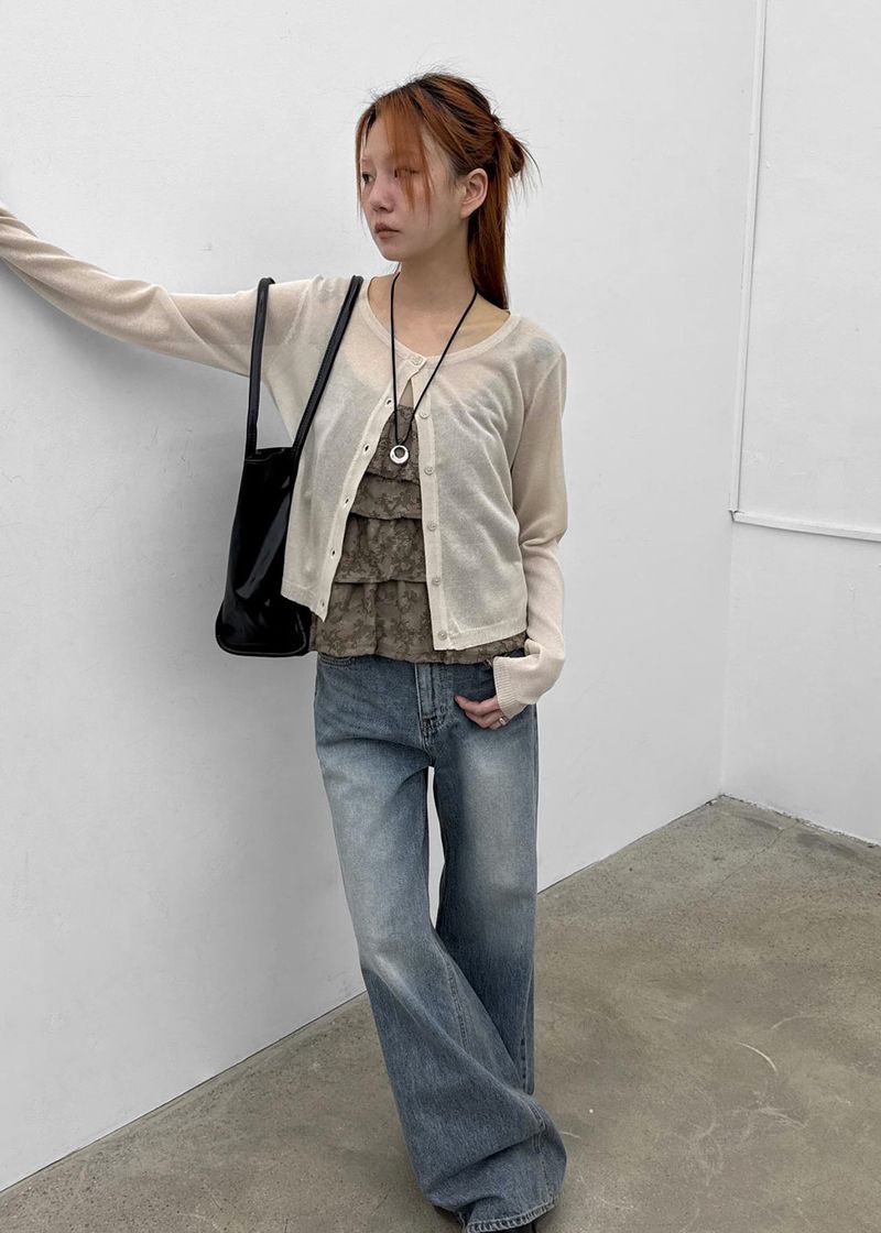 [MADE] Shayden Round Linen Knit Cardigan