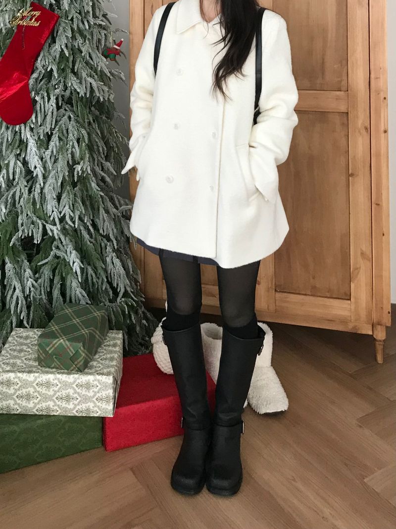Innerf Wool Half Coat (3 colors)