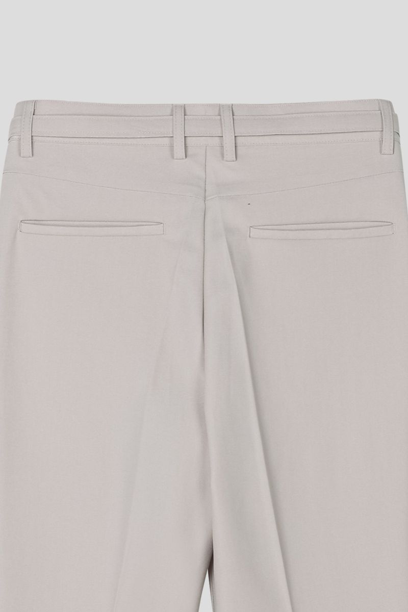 MG649 Belt Flared Fit Slacks (3 colors)