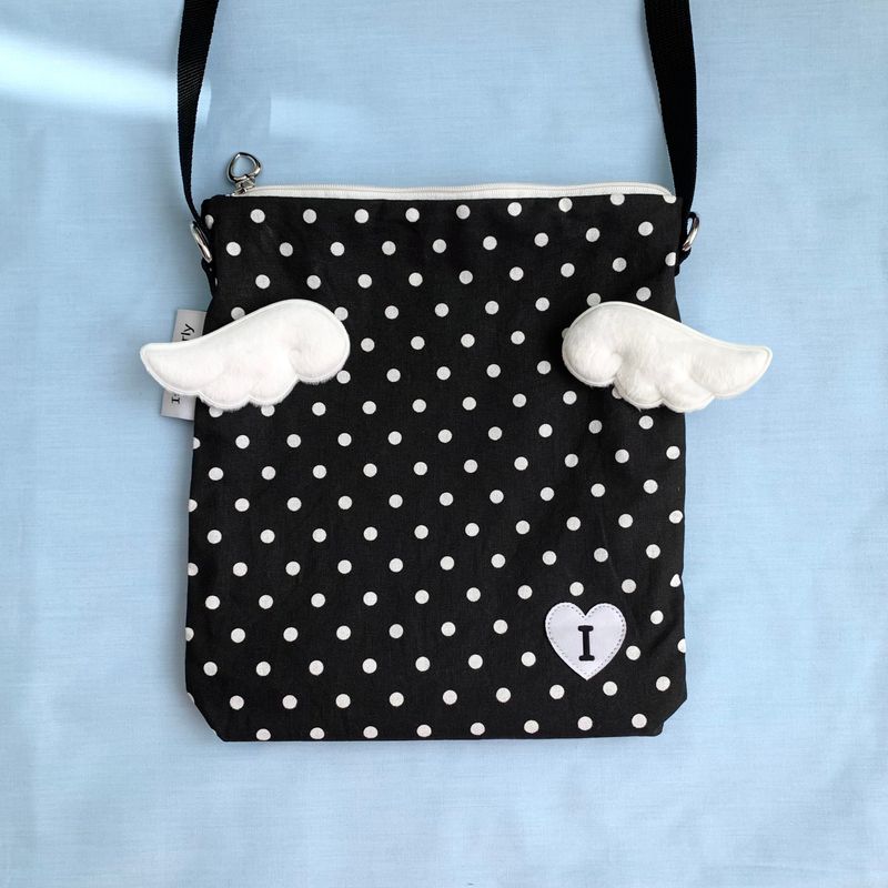 Koi cross bag - Black bean milk (black)