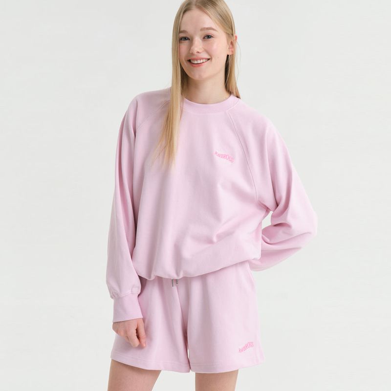 Wave Logo Zurry Half Pants Pink