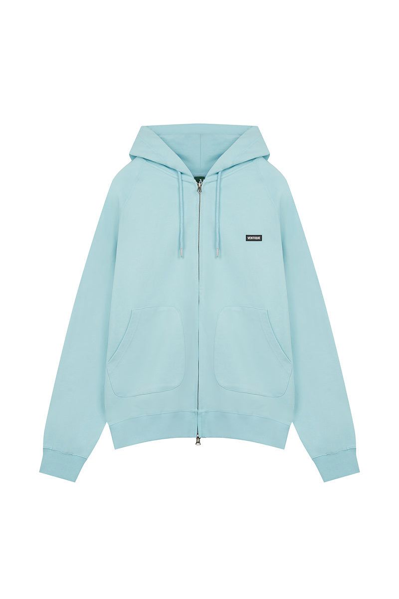 VENTIQUE Raglan hood zip-up 4color