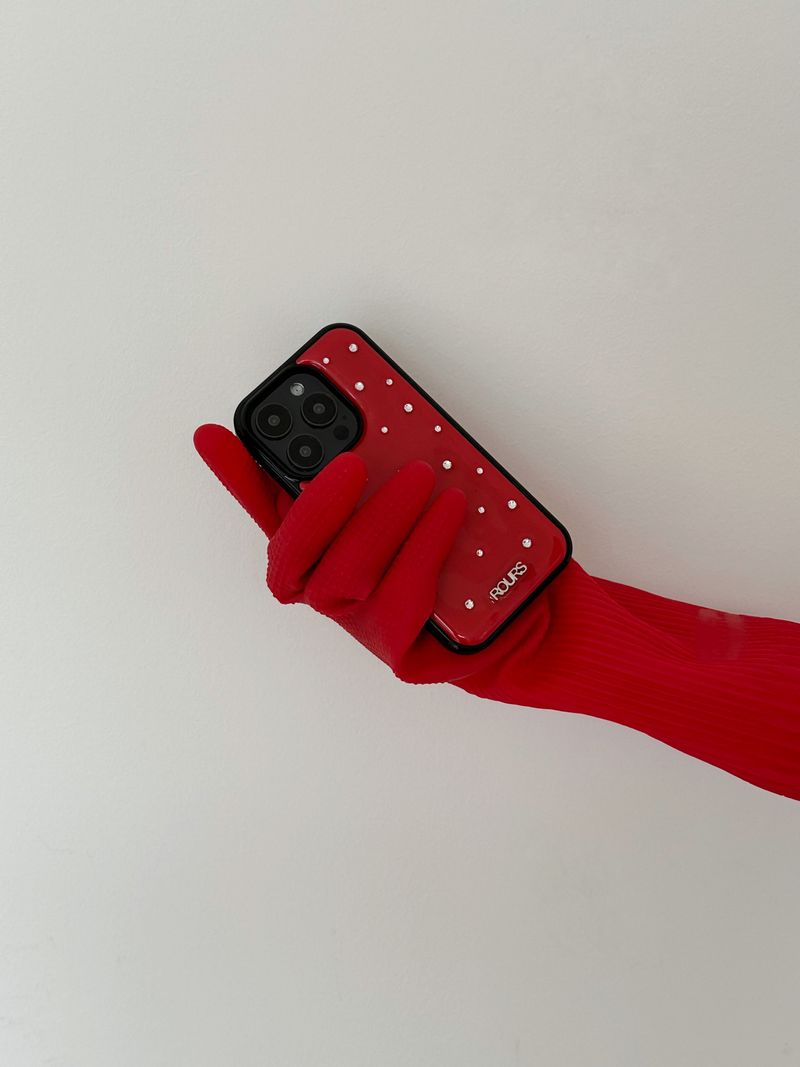 cubic stud case (red)
