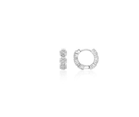 26SS★ Essence Silver (W) Moissanite Eclat One-Touch Earrings