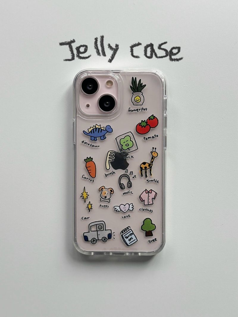 doodle case (jelly hard)