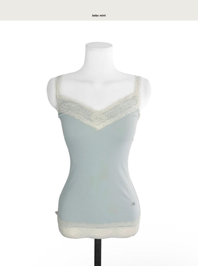 [♡MADE♡] 98 bebe lace sleeveless top ♥ 