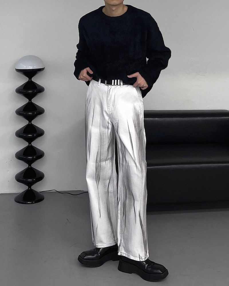 RU2219 Loop Angora Round Knitwear (4 colors)