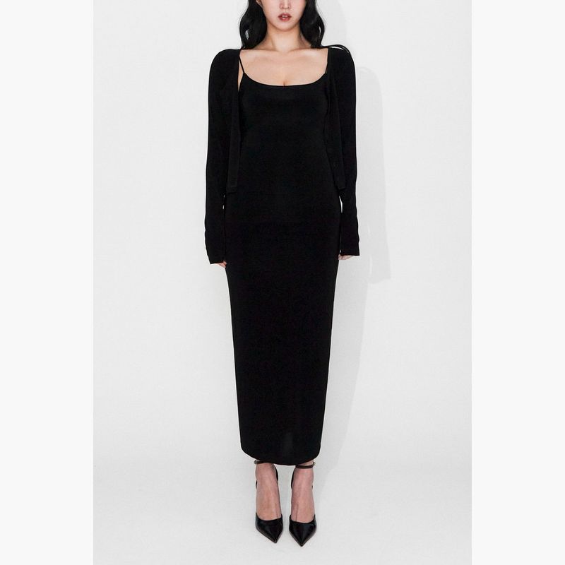 Natalie カーディガン in Black