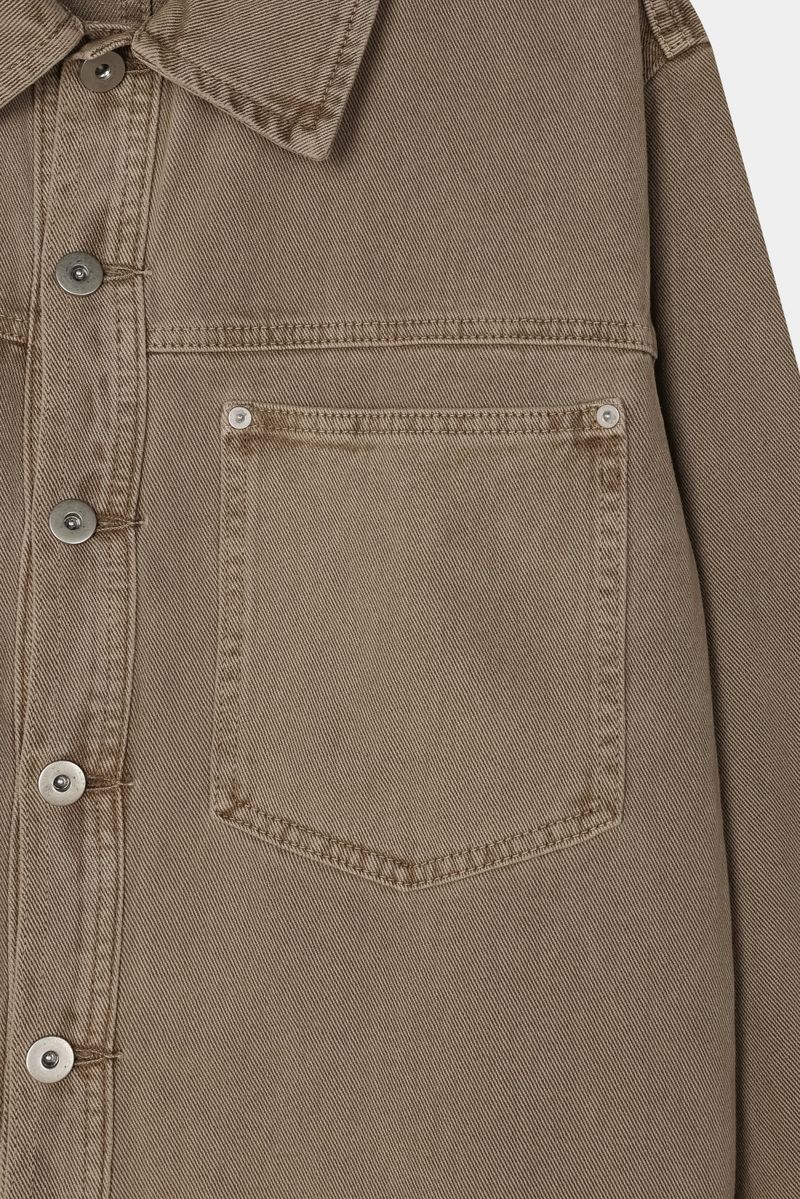 Dyeing Crop Trucker Jacket (No.851)