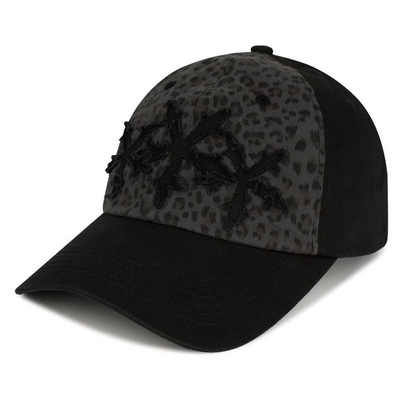 mahagrid(マハグリッド)の「LEOPARD CROSS STAR CAP(Hats)」