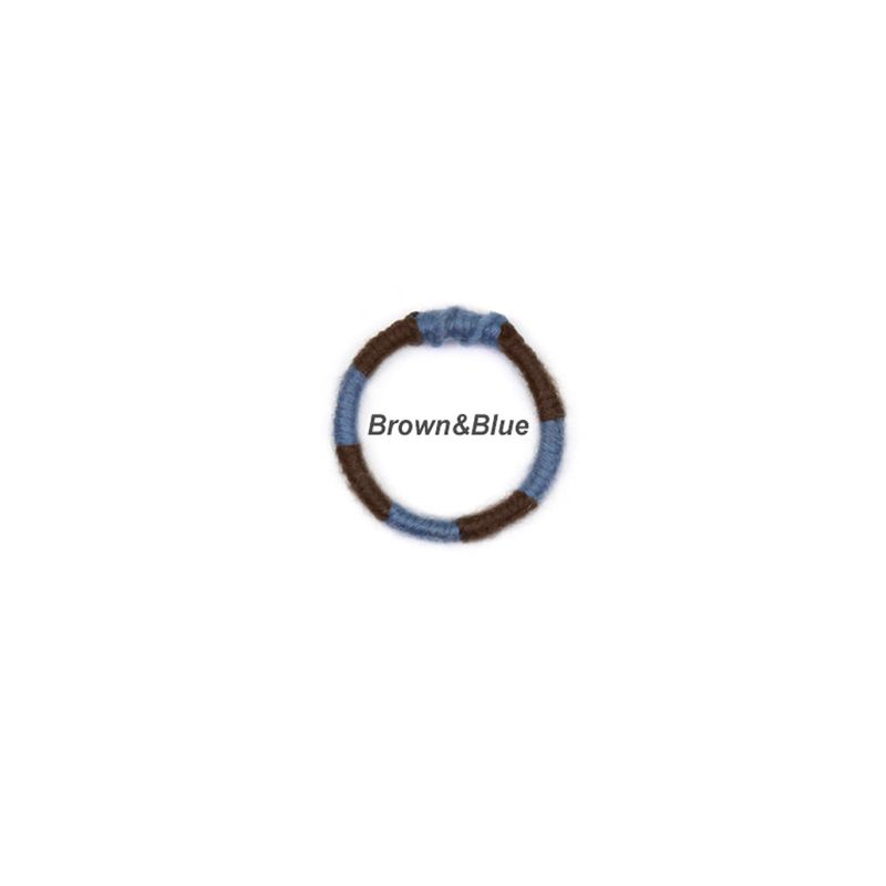 [CCNMADE] LETTER RING 1 (Brown&Blue)