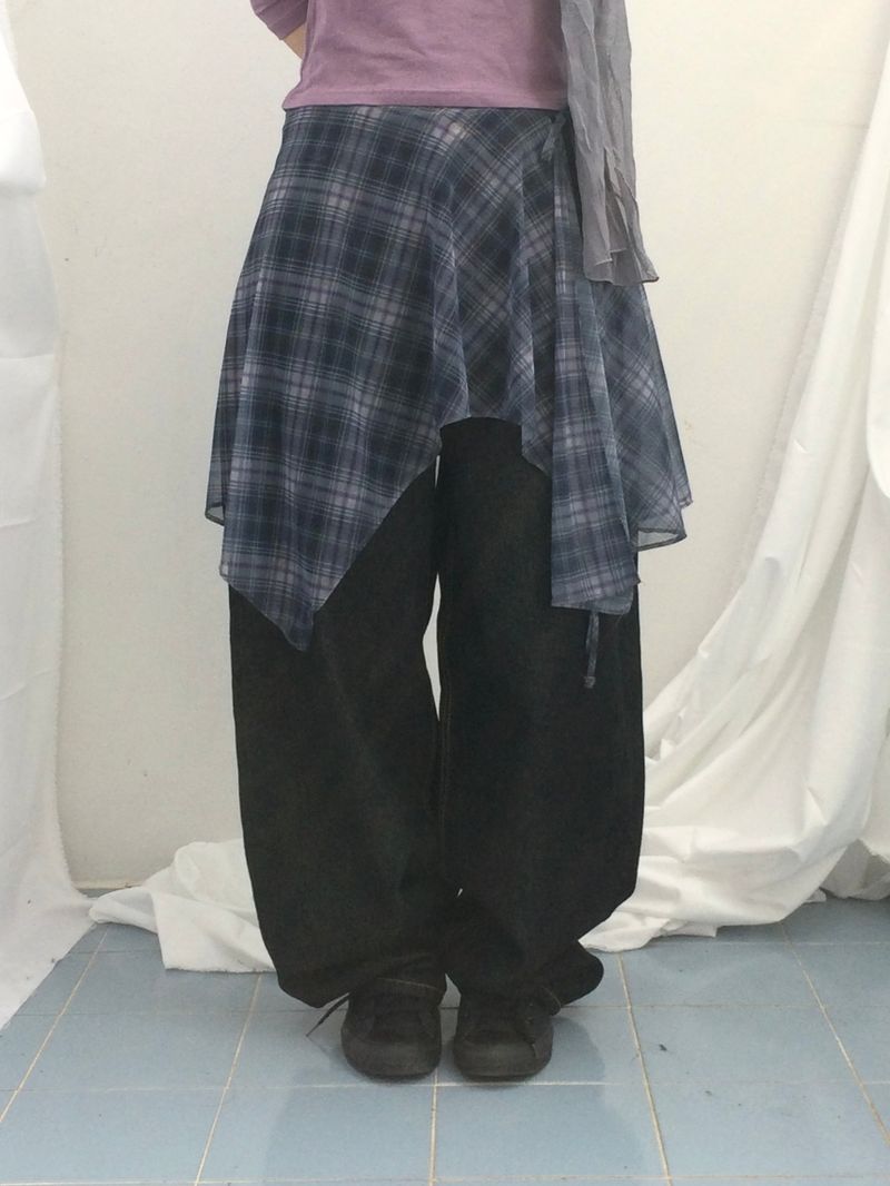 U-Neck Three-Quarter Slim Line Cotton Top