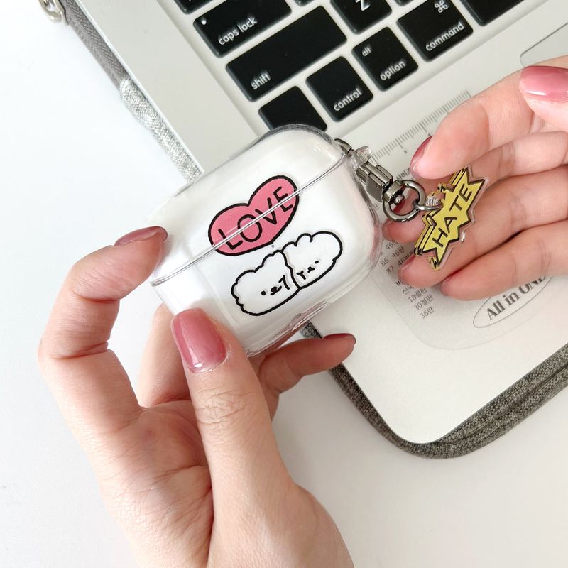 Airpod case | LOVE (Transparent, PRO