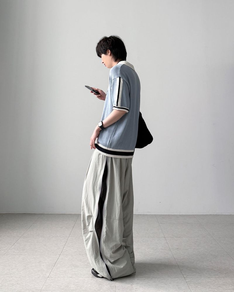Centro Mesh Balloon Pants