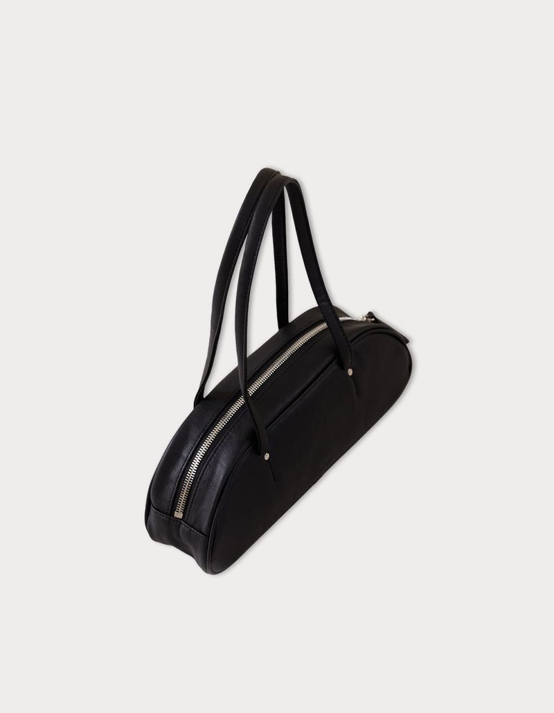 demi baguette bag - matt black