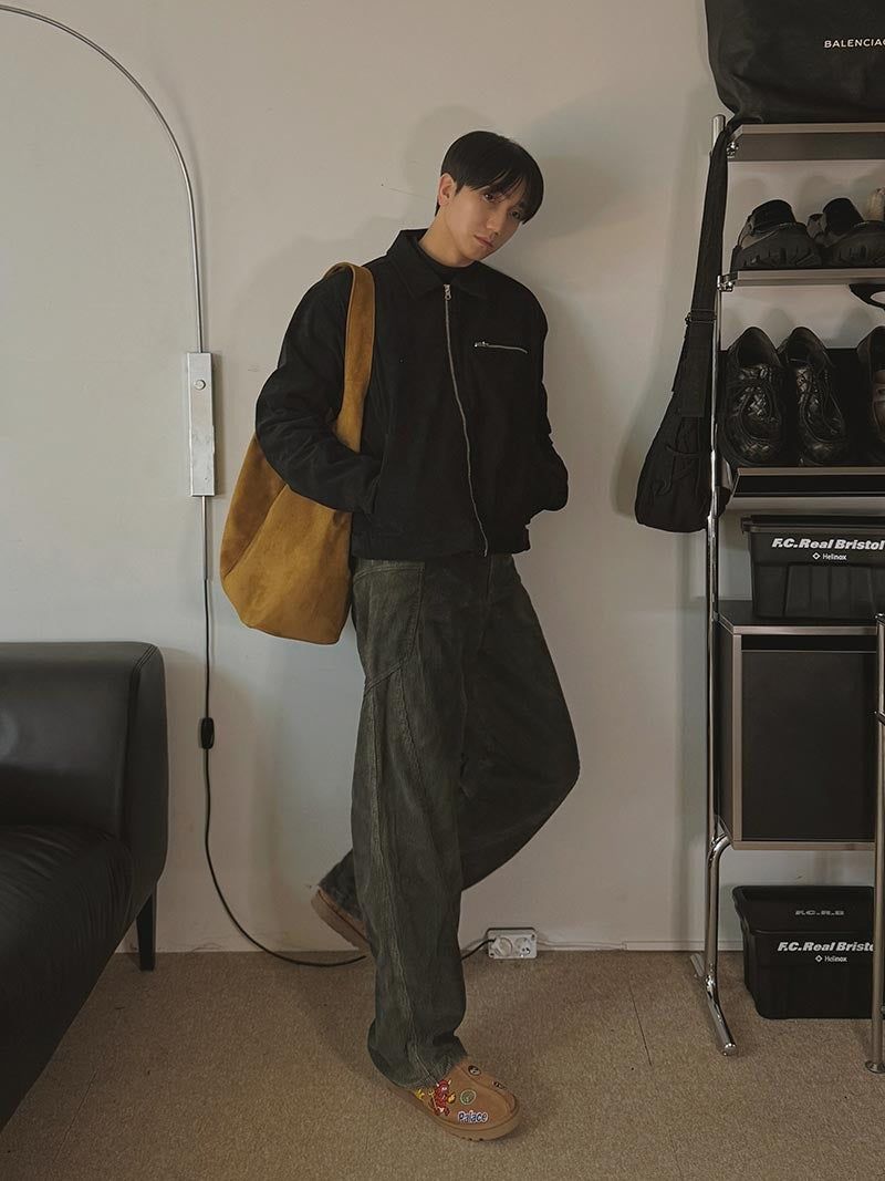 [Premium] Corduroy 3D Dyeing Pants (2color)
