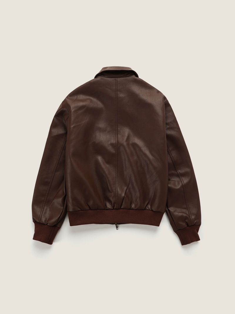 Base Leather Blouson (2color)