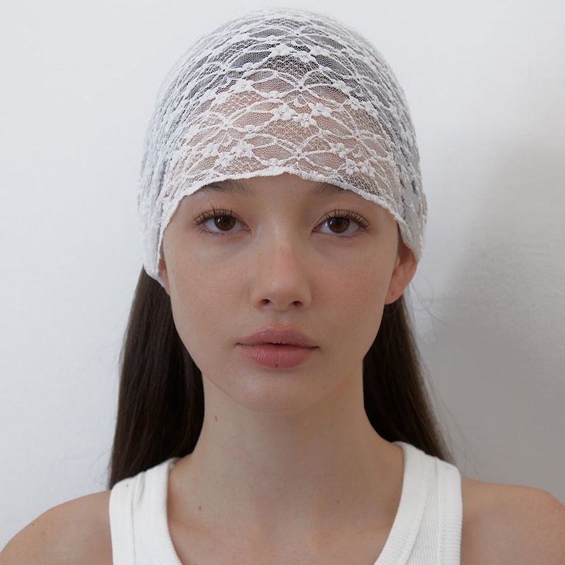 Eireve（エイレブ）の「ツーウェイレースバンダナヘッドバンド（3色）（ヘアアクセサリー）」