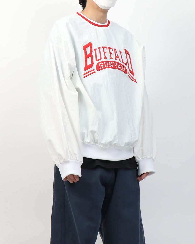 Nylon Warm up Sweatshirt_2color