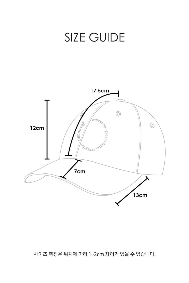 ROUND LOGO BALL CAP_3COLORS