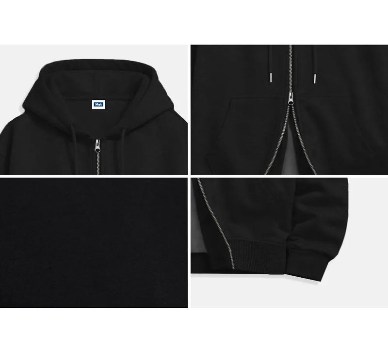 NTE mini monogram 2-way zip-up (4color)
