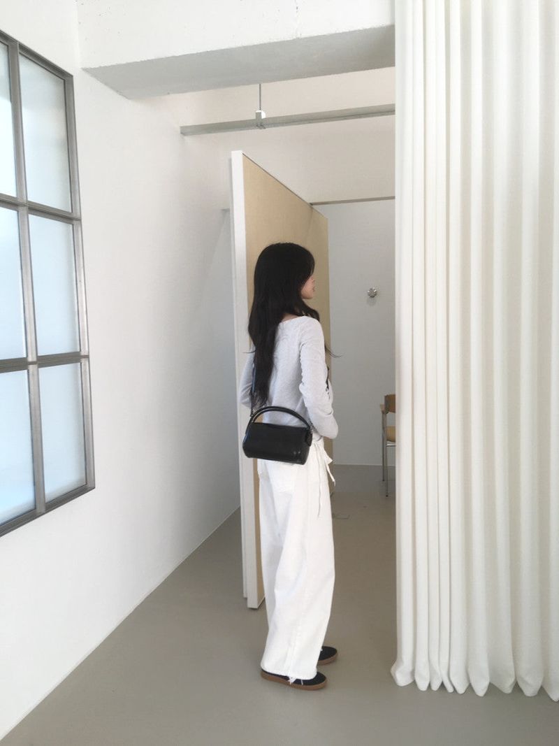 Scarf Layered Pants