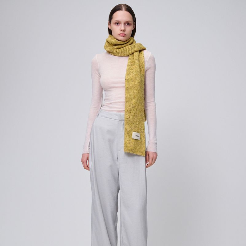 OLIVE muffler_mustard