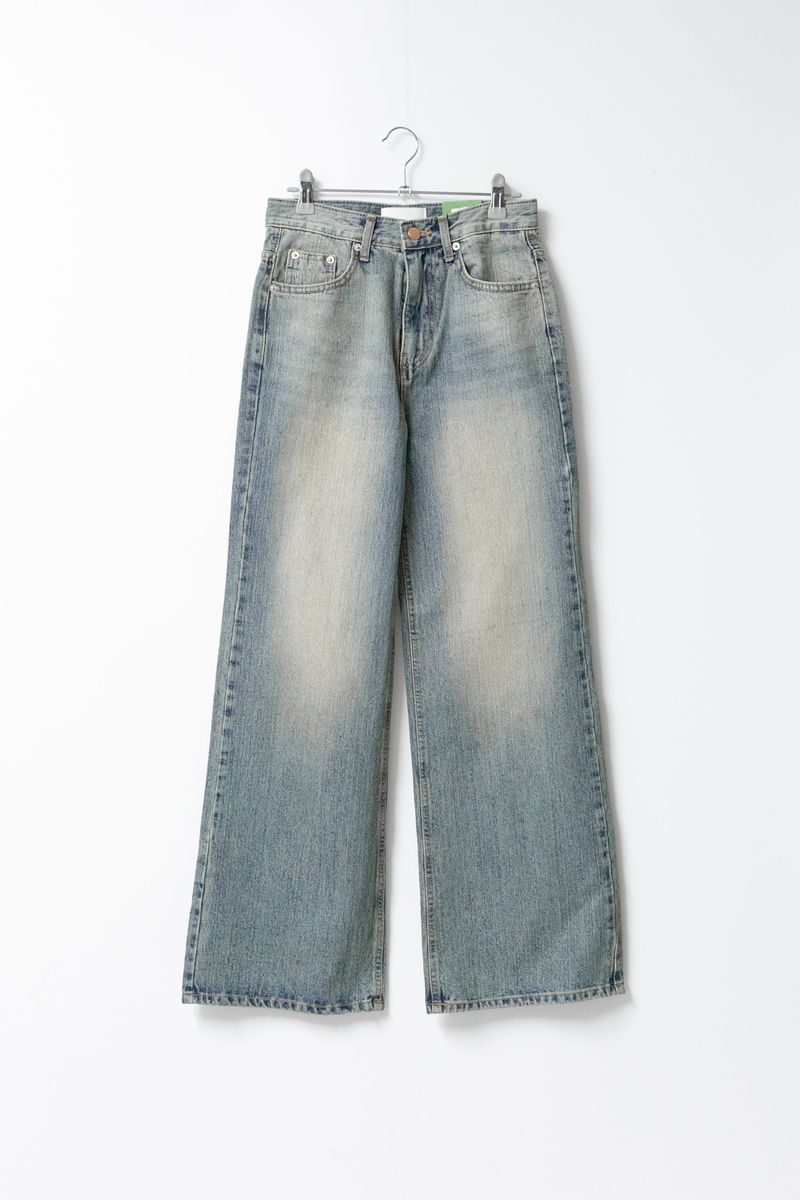 semi bootscut middle rise jean(S-L)