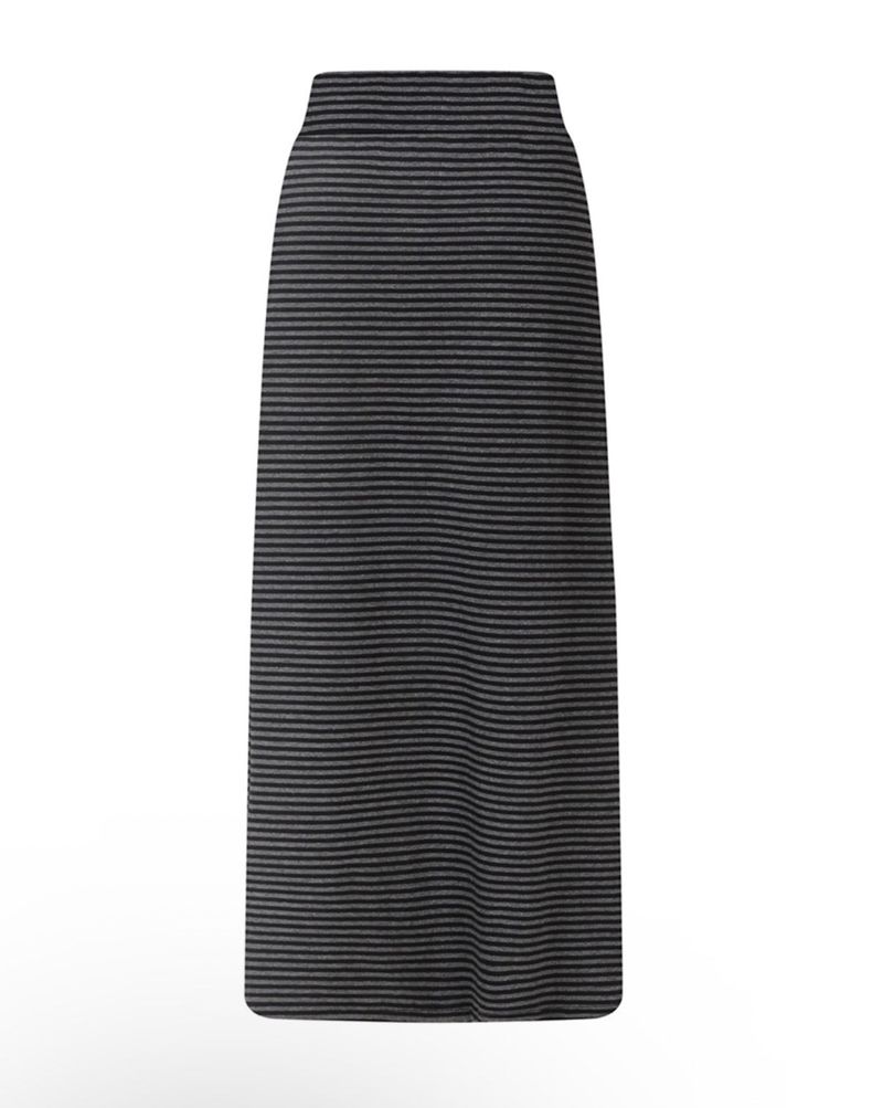 LAMU MELTING STRIPE LONG SKIRT