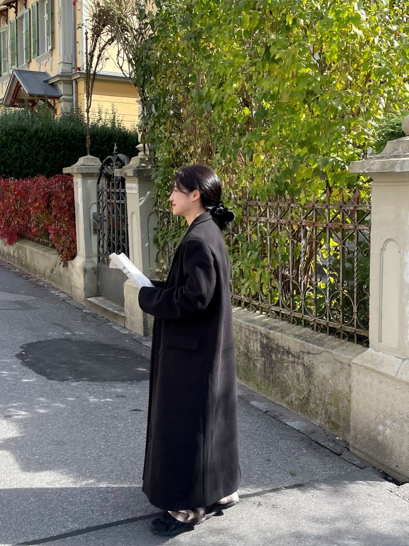 Eiffel length double maxi coat 