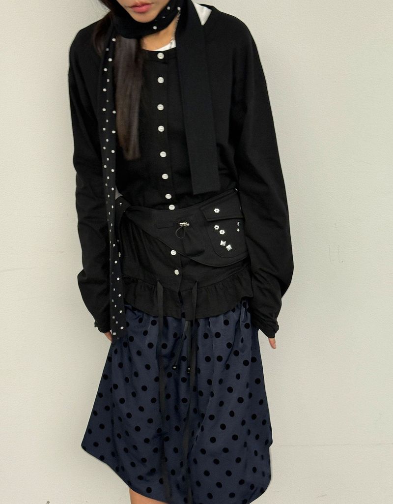 BALL SKIRT IN NAVY